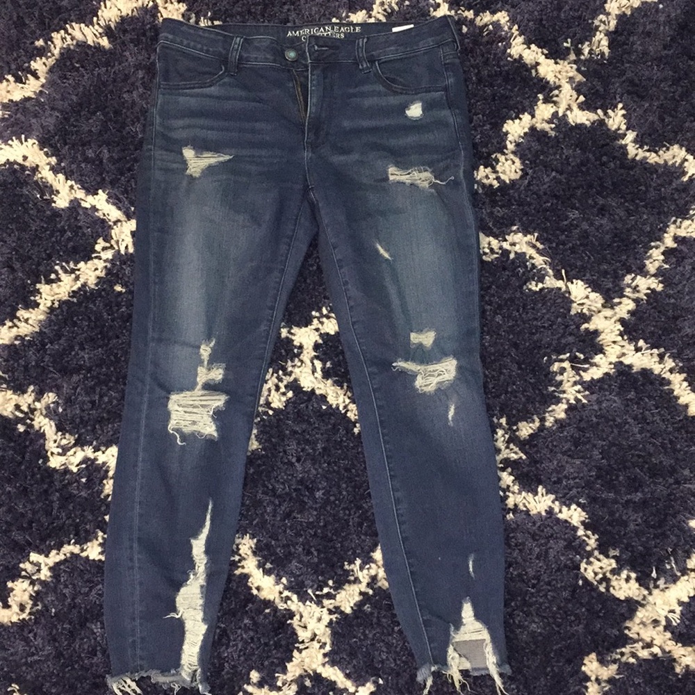 American eagle super stretch jeggings size12 short